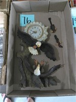 Vintage Eagle Clock
