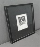 Signed Framed Art W/ Nude