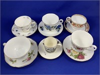 6 sets of Cups & Saucers