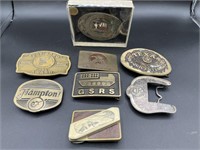 (8) Vintage Belt Buckles