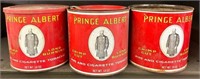 3 Prince Albert Tobacco Cans