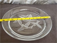 Sasaki Crystal 12 Inch Plate