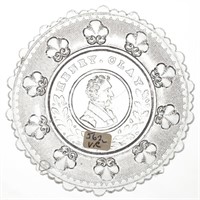 LEE/ROSE NO. 562 CUP PLATE, colorless, embossed