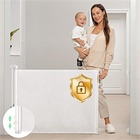 Retractable Baby Gate 33" Tall, 55" Wide Mesh