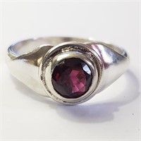 $140 Silver Garnet Ring