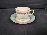 Lifetime China Gold Crown Teacup & Saucer