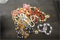 Lot of costume jewelry