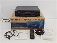 SONY VCR SLV-N60 - HAS REMOTE - ORIGINAL BOX