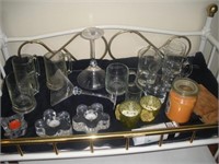 Misc. Glassware-Martini Glasses, Beer Mugs
