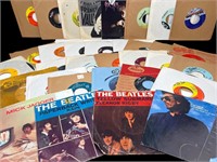 30+ Vintage 45 Records - Beatles, Doors and more