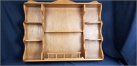 Solid Maple Wall Hanging Knick Knack Shelf