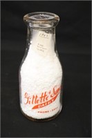 Gillette & Sons Dairy WWII Milk Bottle