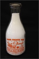 Jacksonville Producers Dairy WWII Milk Bottle