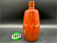 Portugal Lancers Glazed Stoneware Wine Bottle
