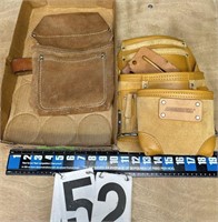 34 Leather tool pouches  like new