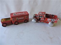Coca-Cola Tin Trucks
