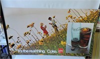 Canadian Made Coca-Cola Cardboard Sign