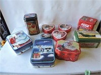 Selection of Coca-Cola Tins