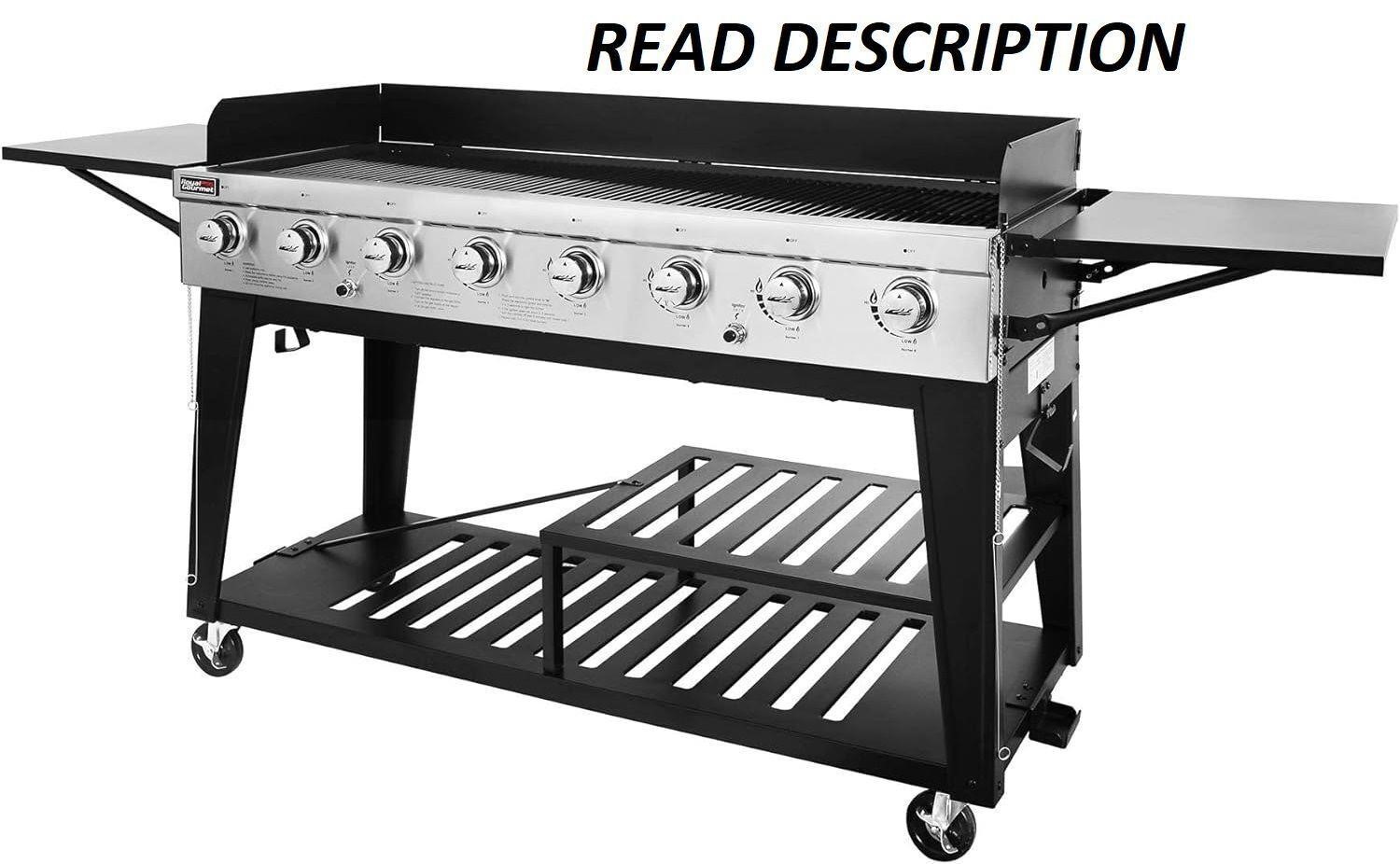 Royal Gourmet 8-Burner Gas Grill - READ*