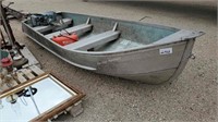 15HP Evinrude Aluminum Boat