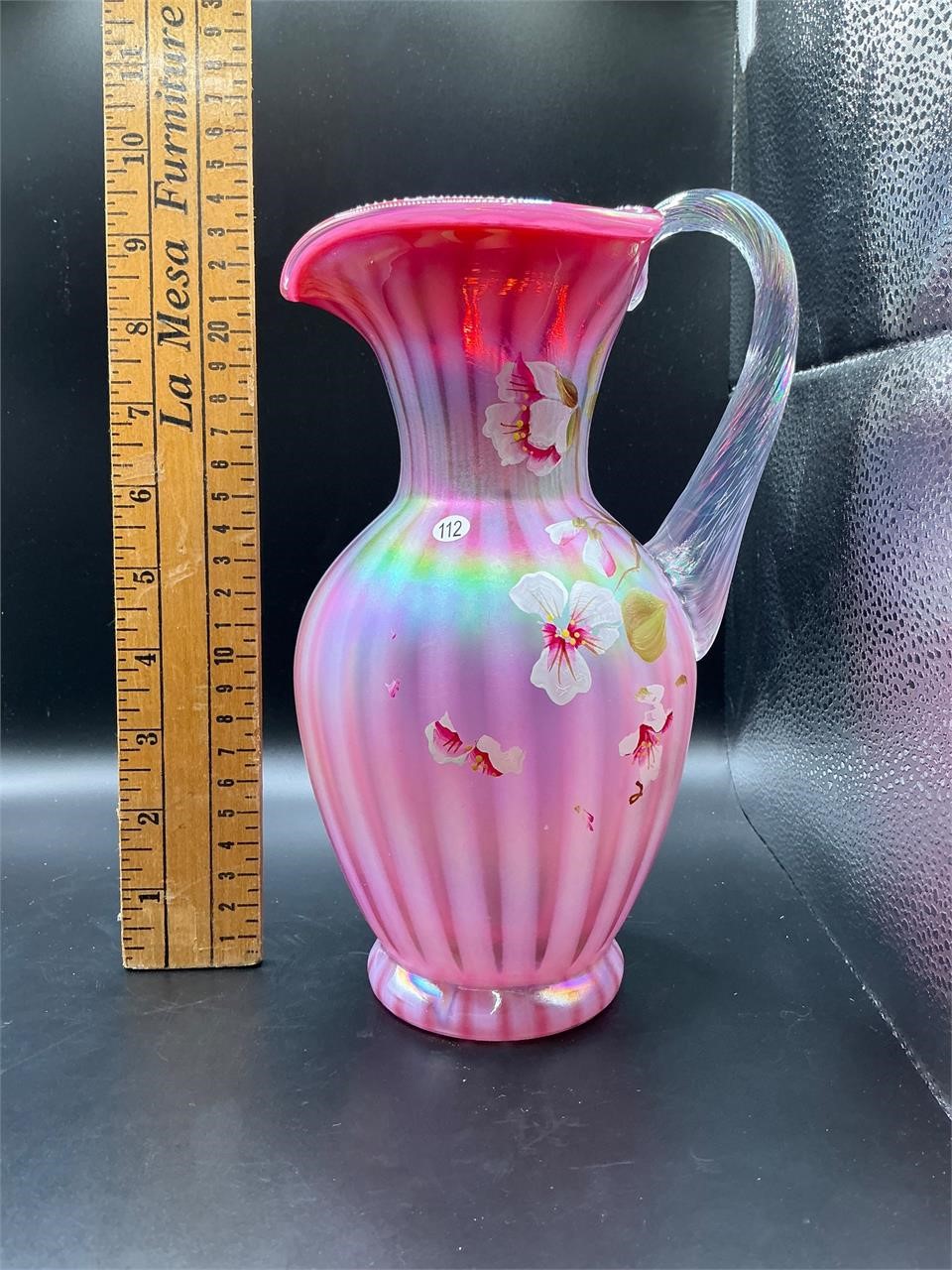 Fenton Handpainted Pitcher