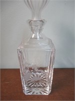 Glass Etched Glass Decanter