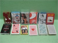 Twelve Decks Of Assorted Playing Cards