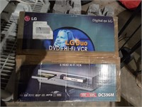 Vhs and DVD player