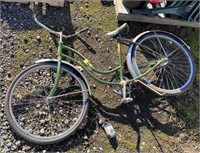 Green Schwinn bicycle