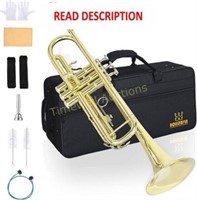 BQKOZFIN Bb Standard Trumpet Set for Beginner