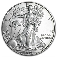 1997 1 Oz American Silver Eagle Bu