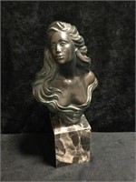 Alice Heath Bronze Bust Statue