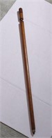Vintage sword cane. Carved wood. Approx 31" long.