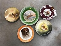(5) Limoge & Austrian Decorative Plates