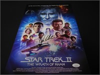 William Shatner signed 11x17 photo poster JSA COA