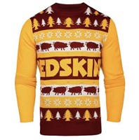 Washington Redskins Ugly Christmas Sweater Size