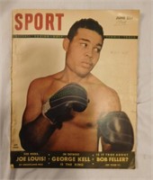 Org June 1948 Sport magazine w/ Joe Louis on Cover