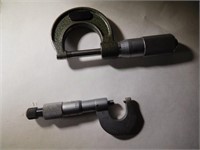 2 Vintage Precision Micrometers