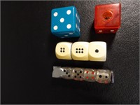 Lot of Dice Lighters and Hide - a - Dice