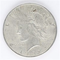 1922 US PEACE SILVER $1 DOLLAR COIN