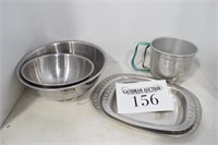 Stainless Bowls & Plates