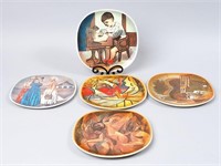 Five of a Series of Six 1973 Ed. Picasso Plates