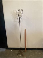 Vintage Metal Outdoor Candle Glass Chimney