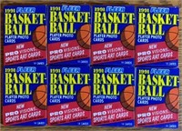 (8) 1991 Fleer Unopened Packs of Basketball Cards