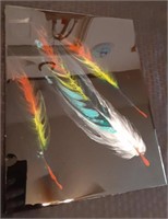 Tri Color Feathers in Acrylic 11x14
