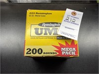 Mega Pack Remington UMC 223 REM Ammo