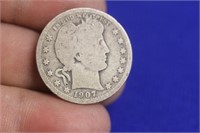 A 1907 Barber Quarter