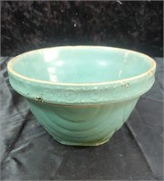 Old blue pottery bowl