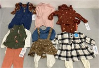 6 NWT New Born Outfits