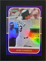 Jose Canseco Donruss Purple